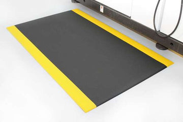 Standard Anti-Fatigue Mat - Example Use - Black &  Yellow