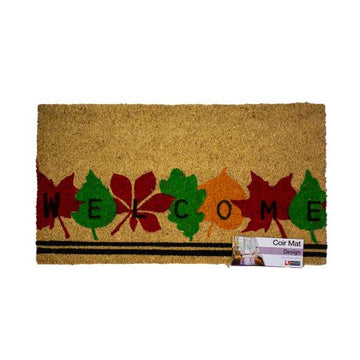 Coir Mat Design - Leaves