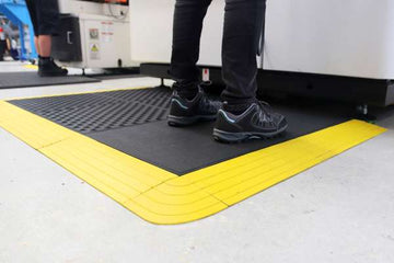 Premium Anti-Fatigue Mat -  Yellow  Edge  Example Usage