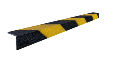 Anti Slip Stair Nosing - Black & Yellow